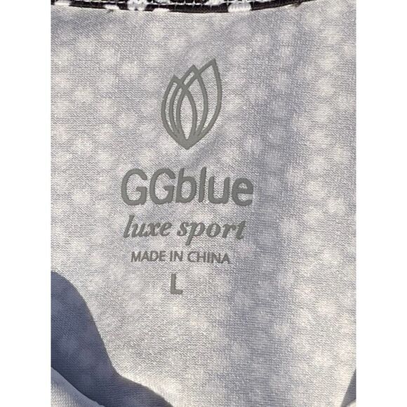 GGBlue Black White Geometric Polo Tank Size L - Picture 6 of 10